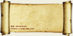 Anđa Belić vizit kartica